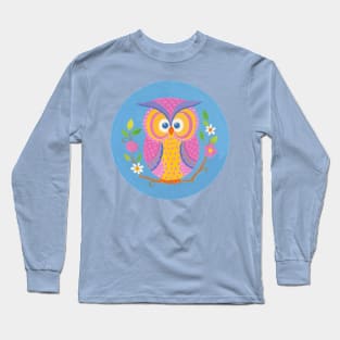 Groovy Owl Long Sleeve T-Shirt